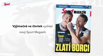 Sport Magazín už ve čtvrtek: zlatí hrdinové z písku i dcera Výborného