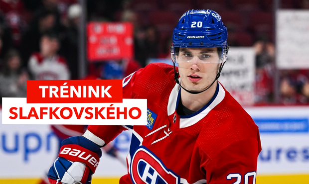 Juraj Slafkovský se připravuje na další sezonu NHL v Říčanech