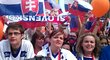 Slovenští fanoušci v Bratislavě čekají na své stříbrné miláčky