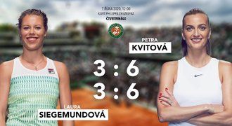 Skvělá Kvitová! Němku přejela za 77 minut a je v semifinále French Open