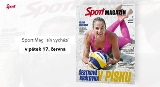 Sport Magazín: Havelková na písku, Schick s Hložkem i plakát Nadala