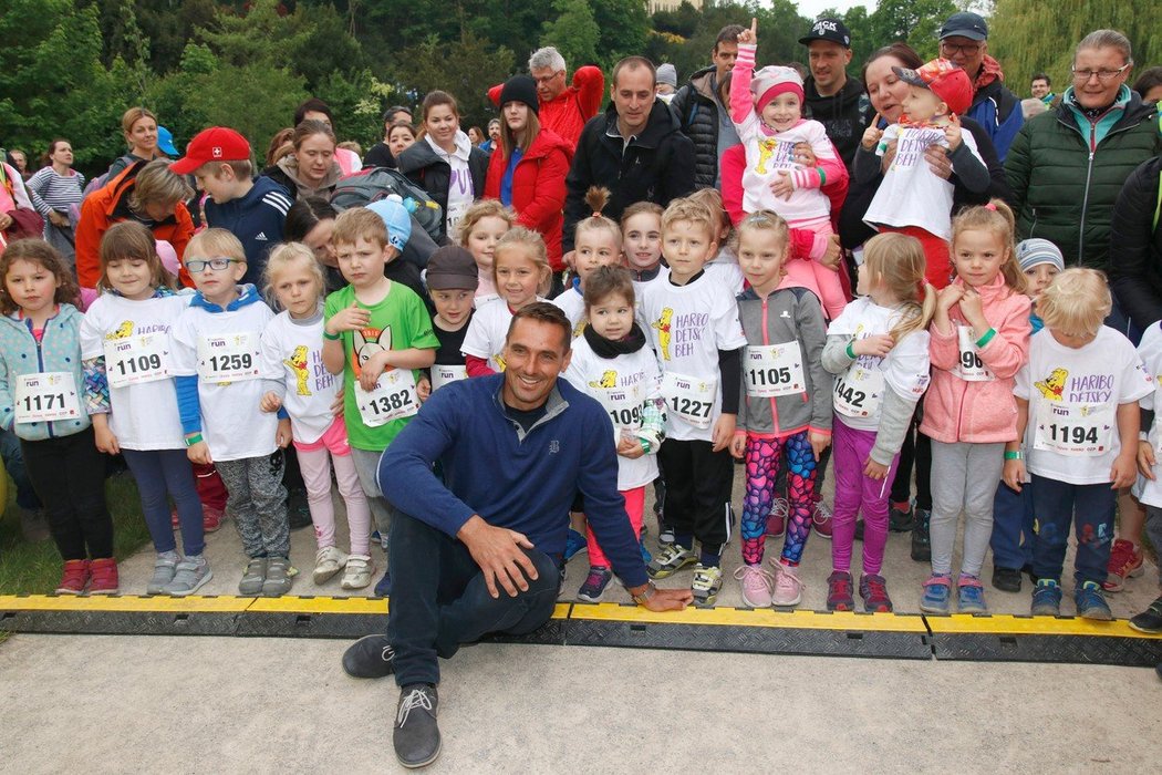 Roman Šebrle na startu 4. ročníku běhu Prima Run