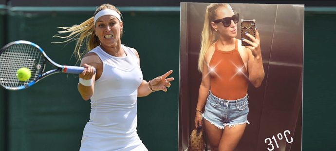 Slovenská tenistka Dominika Cibulková si v Bratislavě vyrazila ven v odvážném outfitu, kde jí trčely bradavky
