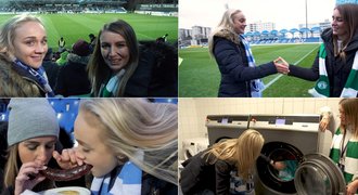 Sázka fotbalových reportérek v Boleslavi: dcera prezidenta musela prát prádlo