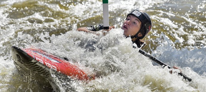 Česká kanoistka Tereza Fišerová na domácím evropském šampionátu