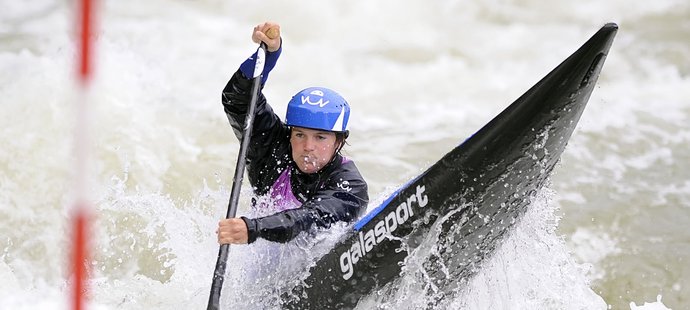 Kanoistka Kateřina Hošková skončila druhá na Světovém poháru ve vodním slalomu v Tacenu (foto archiv)