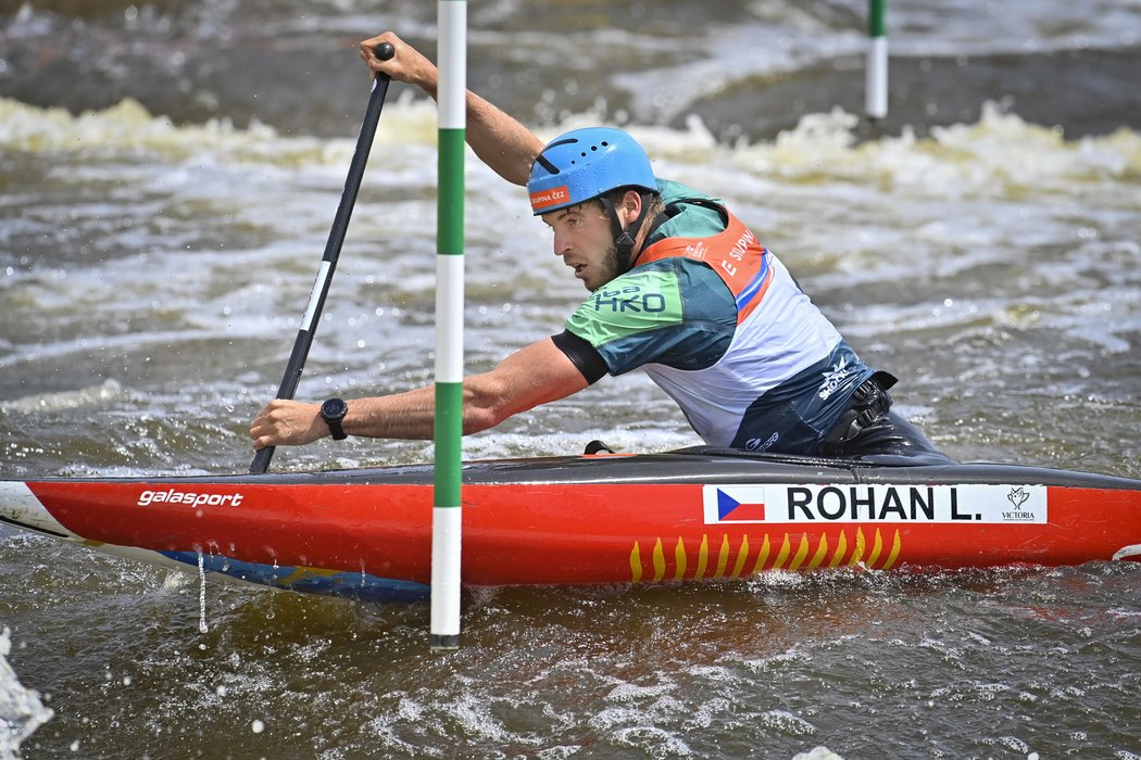 Český kanoista Lukáš Rohan