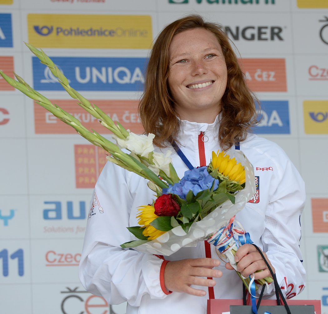 Bronzová Monika Jančová na SP vodních slalomářů v Praze Troji
