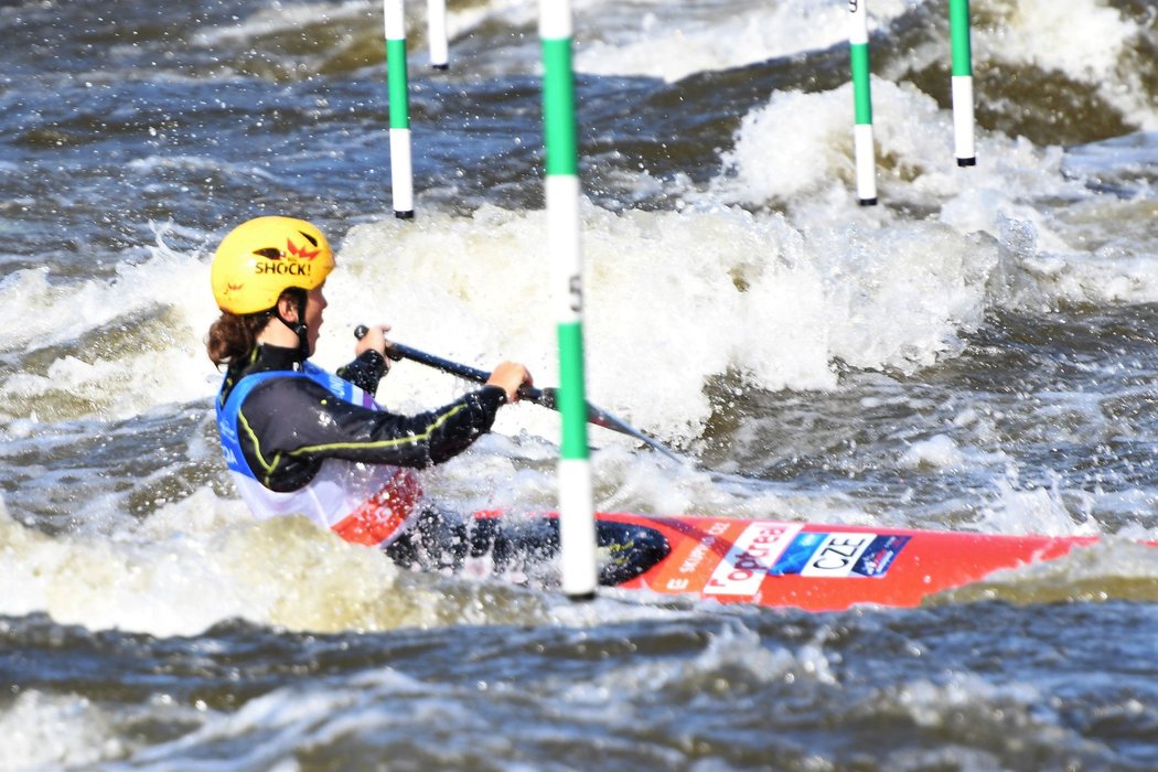 Na Světový pohár se vůbec nesoustředila, přesto nakonec skončila třetí