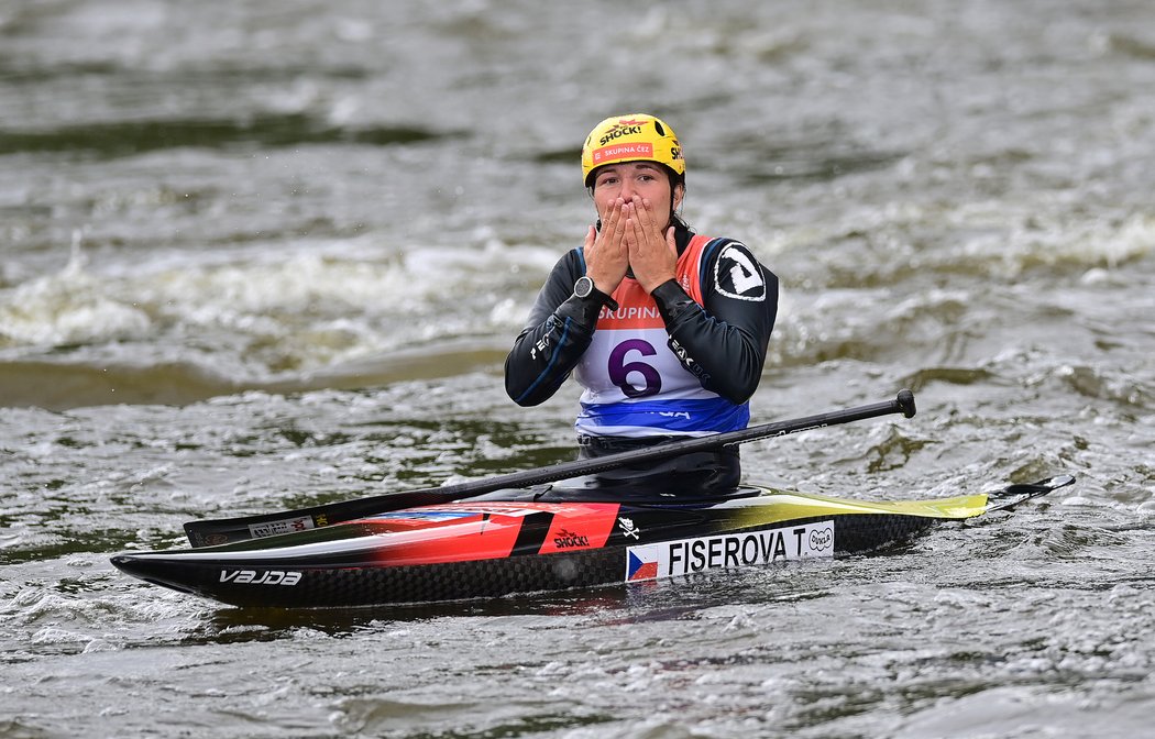 Tereza Fišerová doma dojela třetí mezi singlířkami