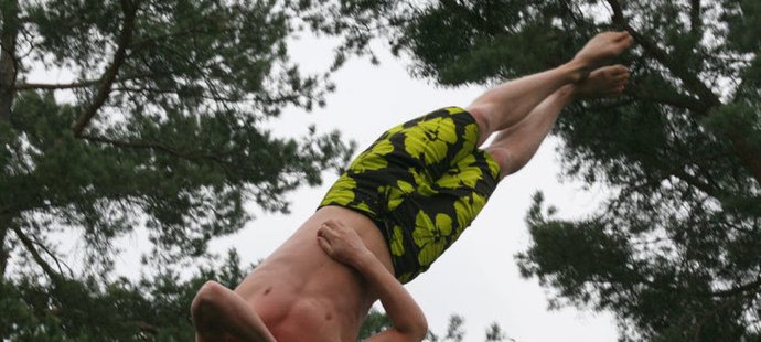 Jimmi Andersen se stal několikanásobným dánským šampionem v cliffdivingu