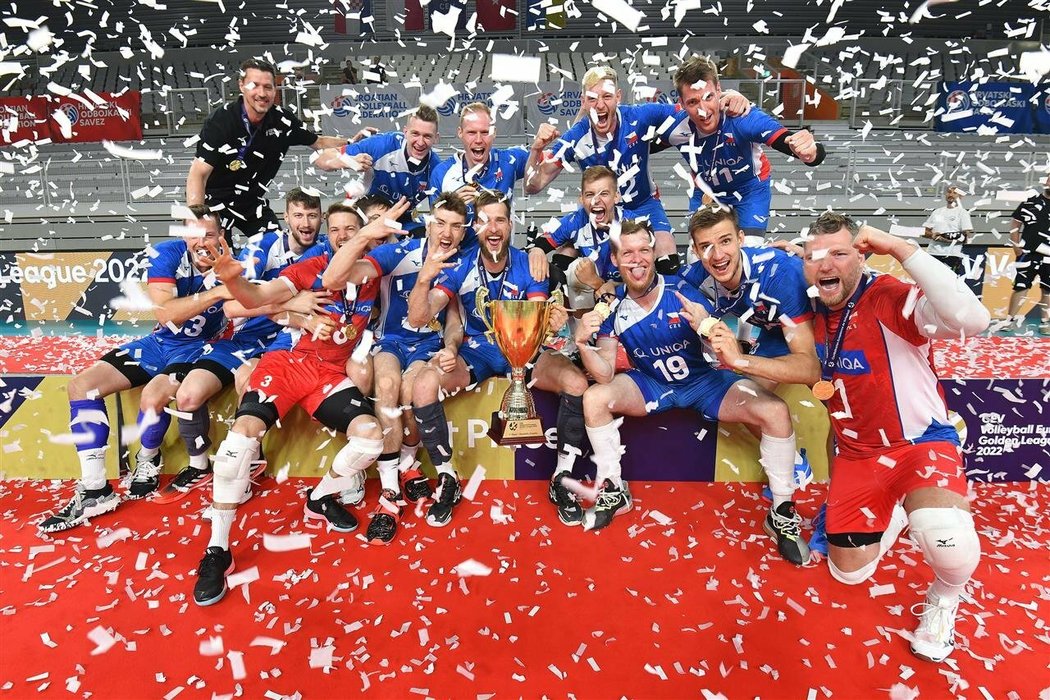 Česká volejbalová euforie! Mužská reprezentace slaví triumf v Evropské lize