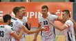 Volejbalisté Karlovarska se radují z bodu v extraligovém utkání proti Liberci