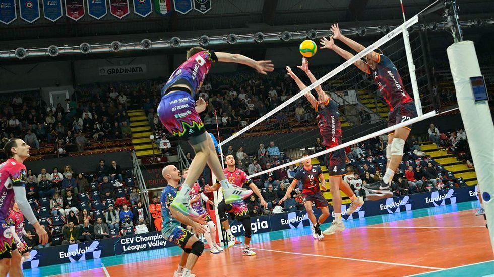 Volejbaloví Lvi Praha trápili top tým světa Perugii