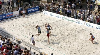 Plažoví volejbalisté v Číně překvapili