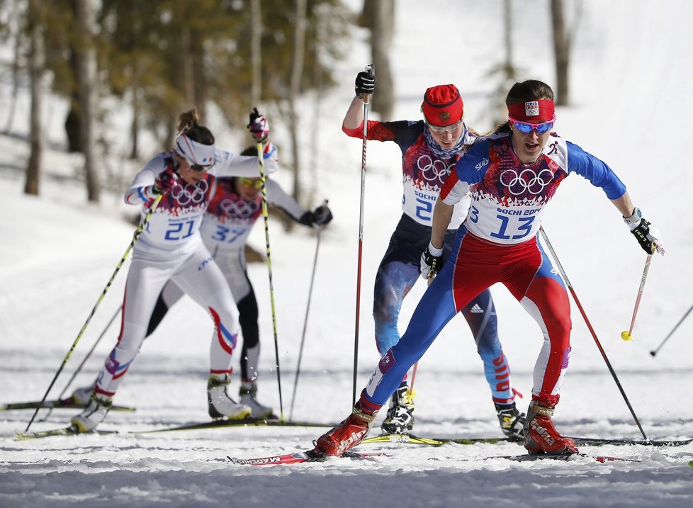 Lyžařka Eva Vrabcová-Nývltová doběhla na OH v závodu na 30 km volně pátá