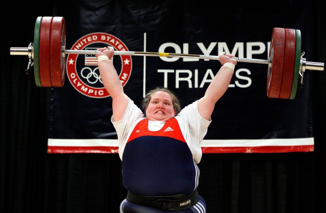 Nejtěžší žena: Američanka Holley Mangoldová na medaili mít šanci nebude, se svými kilogramy však drží jasný rekord