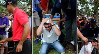 Tiger Woods vypálil... a z hlavy tekla krev. Golfista sestřelil DVA fanoušky!