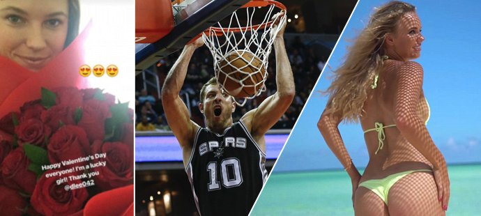 Krásná tenistka Caroline Wozniacká, která nafotila erotikou nabité snímky pro Sports Illustrated, randí s basketbalovou hvězdou