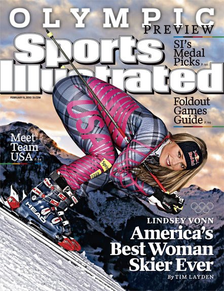 Lindsey Vonnová v časopise Sports Illustrated