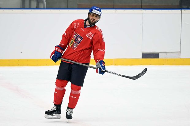 Jakub Zbořil na tréninku reprezentace Jakub Zbořil na tréninku reprezentace