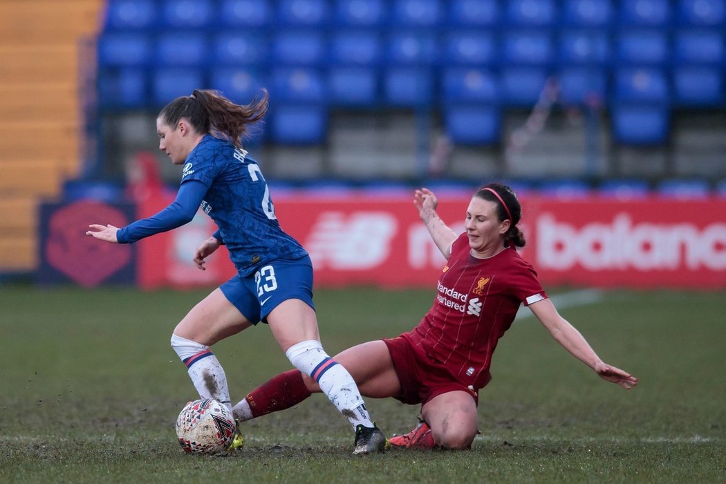 Zápas ženských týmů Liverpoolu a Chelsea skončil remízou