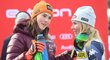 Slovenská lyžařka Petra Vlhová se za svou vulgární oslavu omluvila. Během ní totiž urážela soupeřku Mikaelu Shiffrinovou