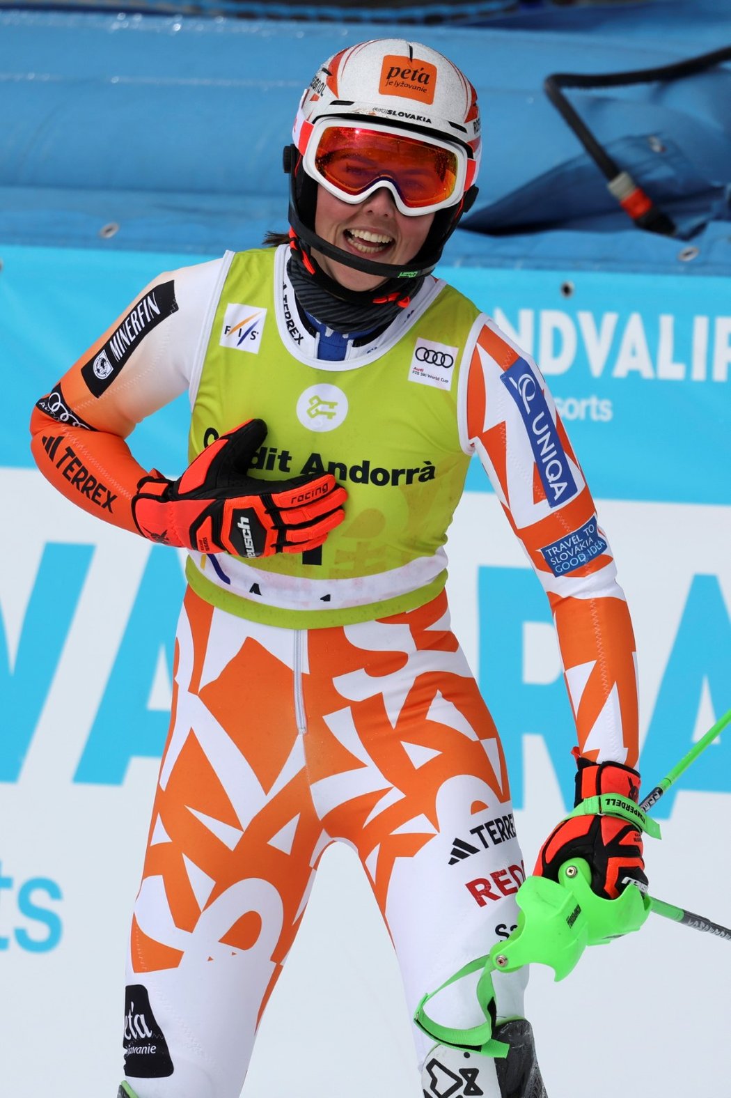 Petra Vlhová v posledním slalomu sezony zvítězila