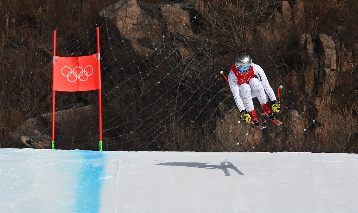 Ester Ledecká při zlaté obhajobě v super-G skončila bez medaile