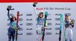 Ester Ledecká ve finále Světového poháru v Saalbachu Hinterglemmu vyhrála super-G