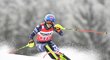 Mikaela Shiffrinová zajela první kolo sobotního slalomu fantasticky