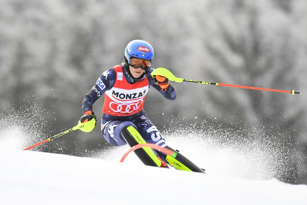 Slavná lyžařka Mikaela Shiffrinová musela ve Špindlu utíkat před zběsilými fanoušky