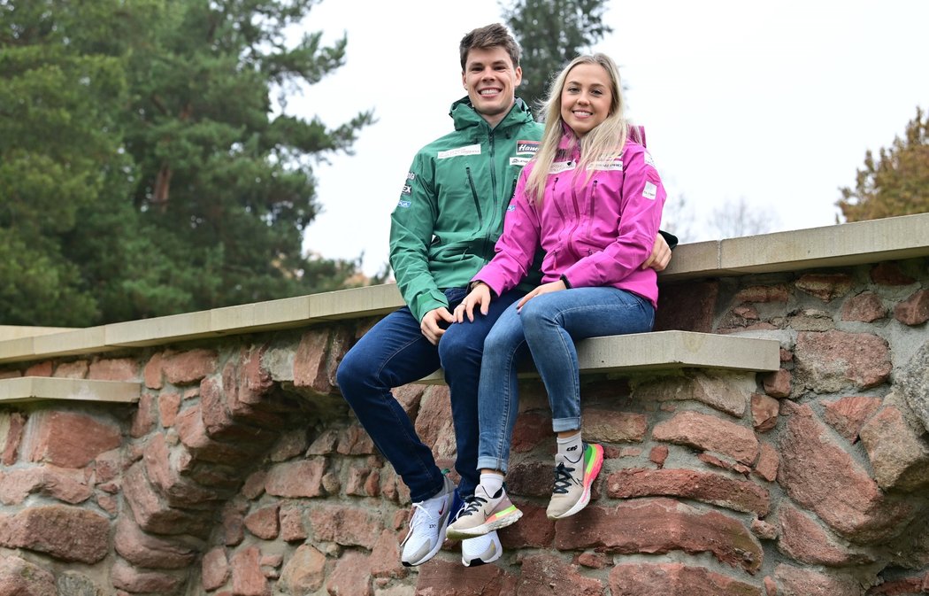Talentovaní čeští biatlonisté Tereza Voborníková a Mikuláš Karlík tvoří pár