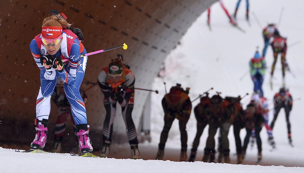 Gabriela Koukalová za sebou nechala všechny soupeřky