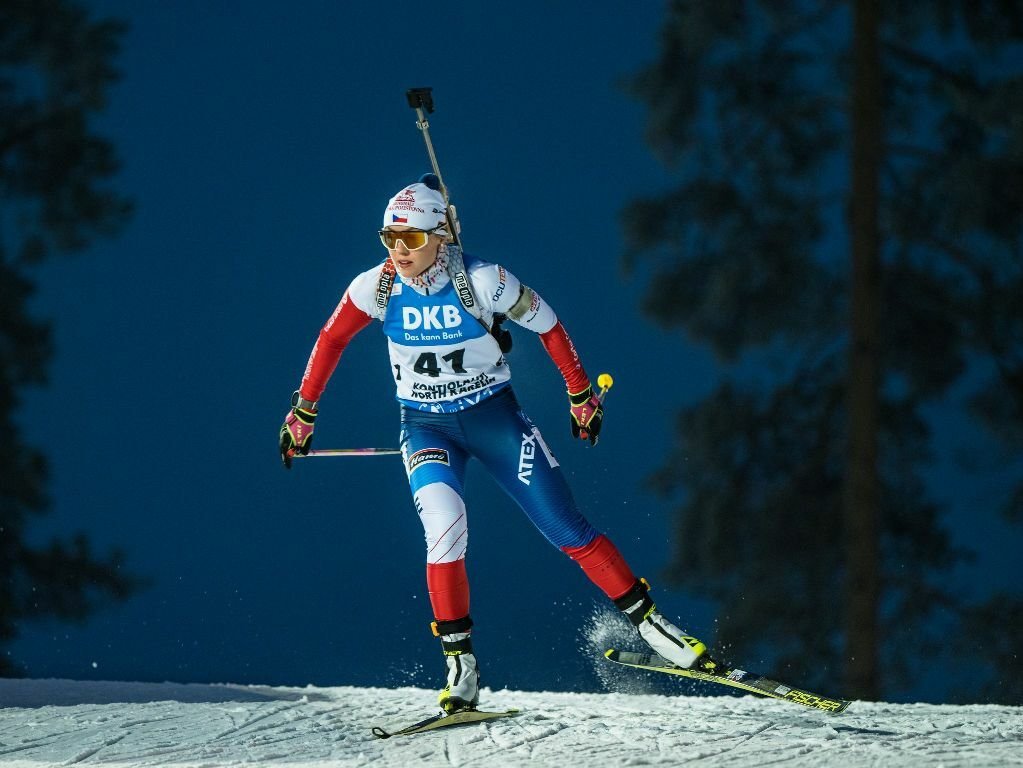 Tereza Voborníková v individuálním závodě