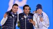 Na olympiádě v Soči bral Martin Fourcade tři medaile, první zlato vybojoval ve stíhačce