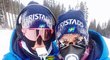 S pořádnou výbavou vyrazily na trénink v kanadském Canmore i švédské biatlonistky Elisabeth Högbergová a Johanna Skottheimová