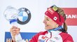 Anastasia Kuzminová vyhrála čtvrteční sprint Světového poháru v norském Holmenkollenu a obhájila malý křišťálový glóbus v této disciplíně
