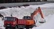 V Novém Městě na Moravě pokračují opravy odtátých tratí sněhem ze sněhového zásobníku