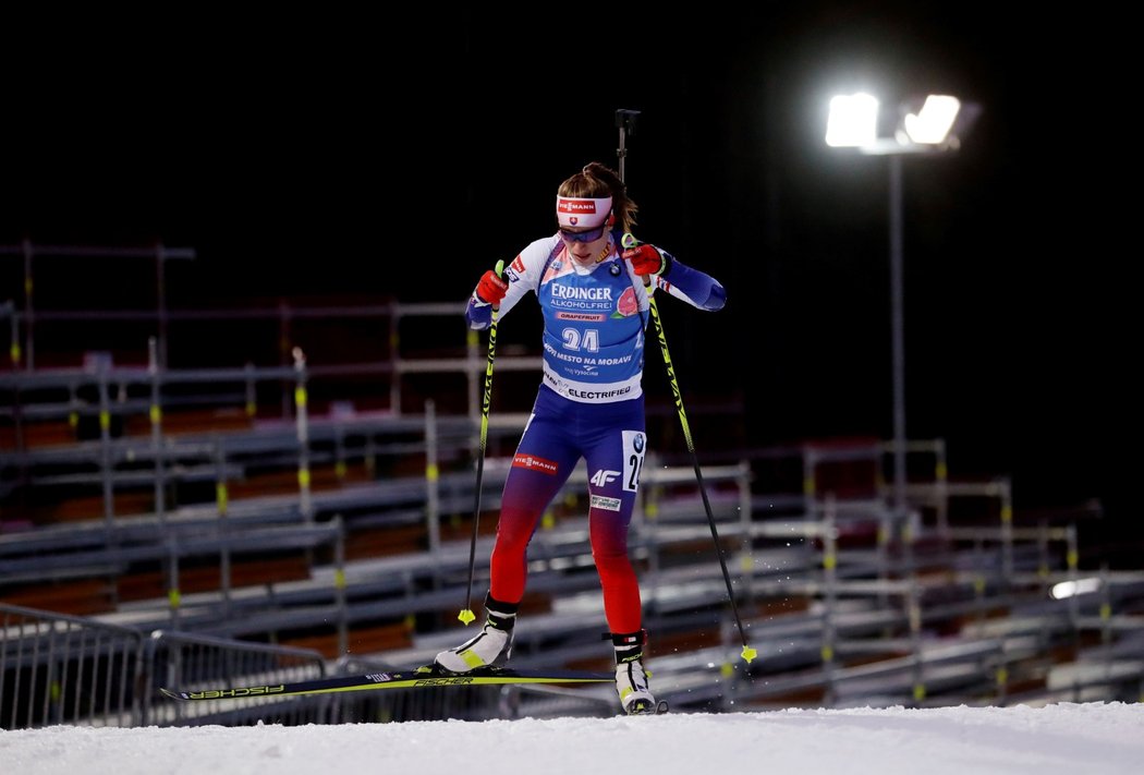 Paulina Fialková má zastávku v Novém Městě na Moravě v oblibě, bez diváků to ale není ono...