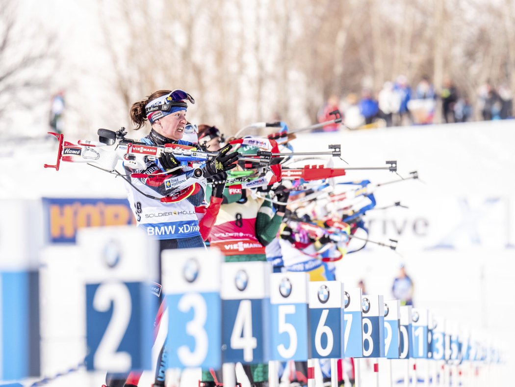 Po trápení v kanadském Canmore přišel pro Veroniku Vítkovou nejlepší výsledek v sezoně, v sobotní stíhačce v Soldier Hollow skončila devátá