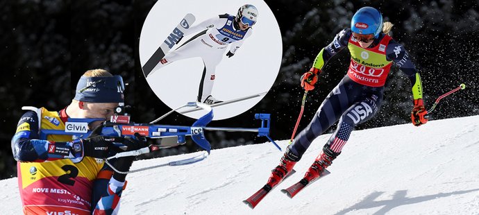 Johannes Thingnes Bö, Halvor Egner Granerud, Mikaela Shiffrinová