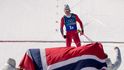 Johannes Hösflot Klaebo získal rekordní devátou zlatou olympijskou medaili