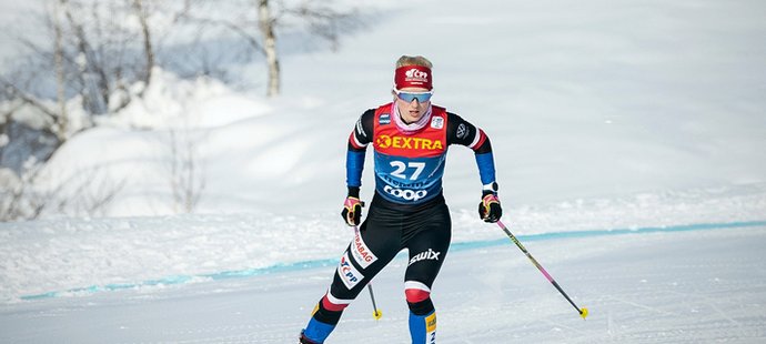 Kateřina Janatová obsadila ve sprintu volnou technikou 18. místo