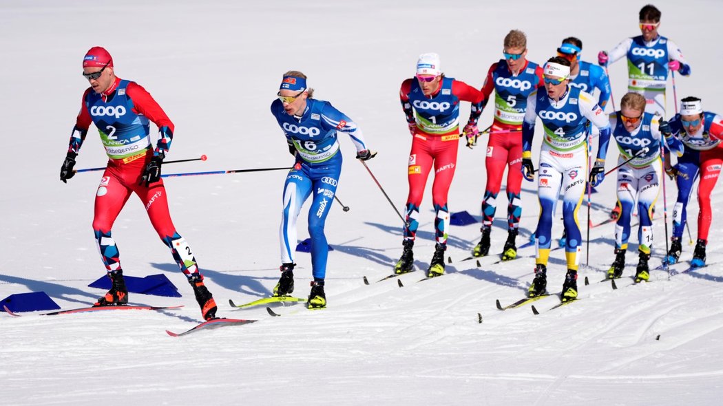 Závod na 50km klasicky na MS v Planici