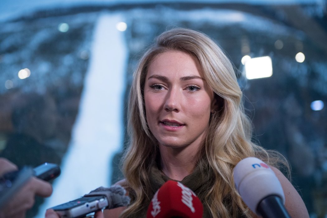 Lyžařská hvězda Mikaela Shiffrinová se před víkendovými závody Světového poháru ve Špindlerově Mlýně rozpovídala před českými novináři