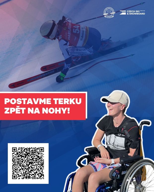 Na nákladnou rehabilitaci Terezy Nové můžete přispět i pomocí QR kódu Na nákladnou rehabilitaci Terezy Nové můžete přispět i pomocí QR kódu