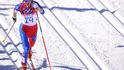 Eva Vrabcová-Nývltová coby běžkyně na lyžích
