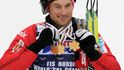 Northug se svými medailemi