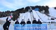 Český skokanský tým na závodech v Garmisch-Partenkirchenu